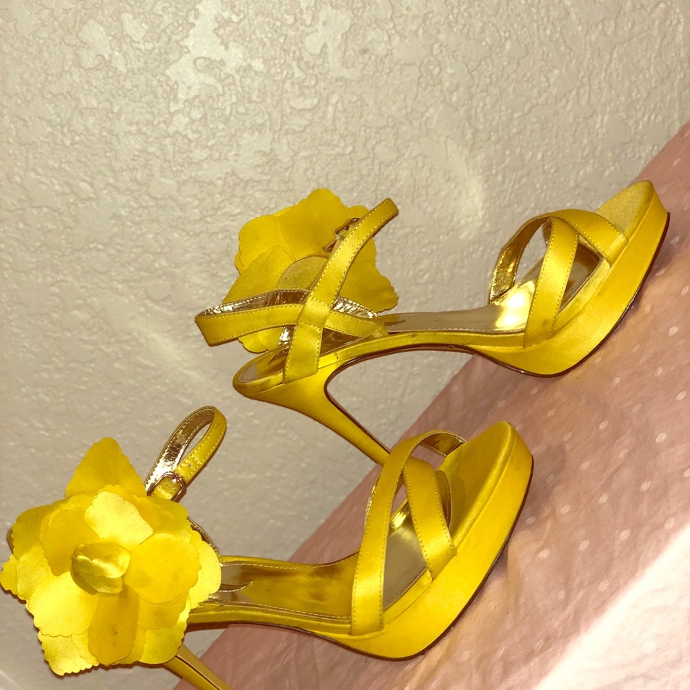 Yellow heels